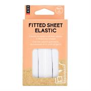 SEW White Fitted Sheet Elastic 18mm x 10m